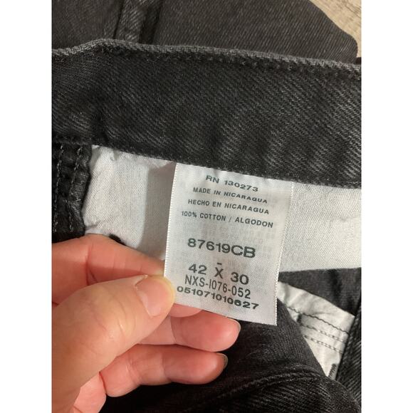 Rustler Mens Jeans Black Size 42 X 30 Excellent - Picture 6 of 6